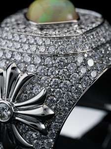 Anillo Estilo Hip-Hop Champion de Plata de Ley 925 con Moissanita y Diamantes para Hombre, Ideal para Compromiso, Boda o Fiesta - Product Image 6