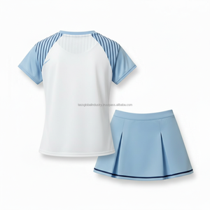 Uniforme de Bádminton para Mujer, Manga Corta, Secado Rápido, Transpirable, Personalizado, OEM, Venta al Por Mayor - Product Image 2