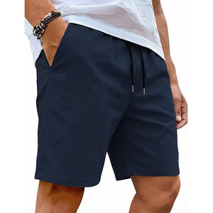 Pantalones Cortos Deportivos para Hombre con Costuras en Contraste, Secado Rápido, Ligeros, Transpirables y Elásticos para Gimnasio - Product Image 1