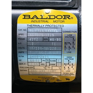 MARCH TE-5S-MD BALDOR UL FILE E46145 สแตนเลส - อุปกรณ์และอะไหล่เซมิคอนดักเตอร์ระดับโลกที่เชื่อถือได้ - Product Image 3