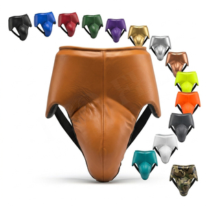 Genuine Leather Custom Size Groin Protector Cup for Men & Boys Adjustable MMA Boxing Karate Taekwondo Martial Arts Guard - Product Image 1