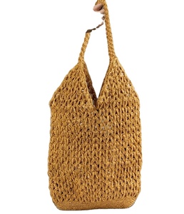 Sacs de plage en macramé au crochet, tissés à la main à partir de feuilles de palmier, directement du fournisseur indien - Product Image 1