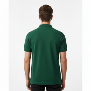 Camisas de hombre con logotipo personalizado, camisas casuales de manga corta, 100% poliéster y algodón, ecológicas, de secado rápido, transpirables, con bolsillo, tipo polo. - Product Image 4