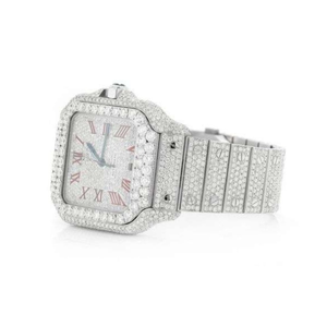 Reloj Unisex con Incrustaciones de Moissanita, con Fecha Automática, de Alta Calidad, con Diamantes Incoloros, al Mejor Precio al por Mayor - Product Image 5