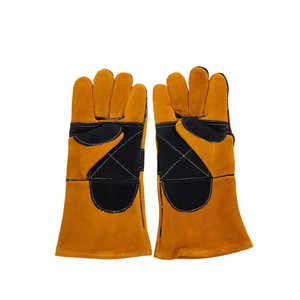 Gants de soudeur en cuir de qualité supérieure, nouveaux gants de barbecue résistants à la chaleur, prix de gros, gants de sécurité résistants au feu pour le soudage - Product Image 2