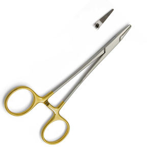 Portaagujas de Acero Crile-Wood Premium de 15 cm con Insertos de Acero |   Instrumento Quirúrgico Reutilizable de Clase I, Modelo JI-3072, Certificado CE - Product Image 3