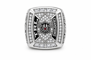 Custom TRL Champions Championship <b>Ring</b>-Personalized Men's Modern Stainless Steel Inlay Sports Championship <b>Ring</b> with CZ Stones - Product Image 1