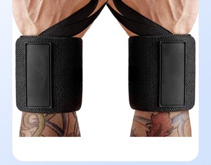 Bandes de maintien pour poignets (45 cm par paire) pour le soutien des poignets lors de la musculation et du CrossFit – Guide d'exercices - Product Image 1