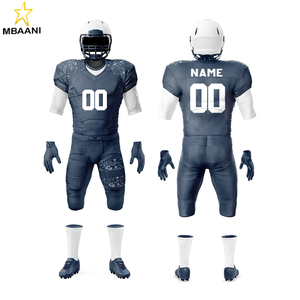 Conjunto de Uniforme de Fútbol Americano MBAANI Verde Sublimado, Jersey, Pantalones, Guantes, Calcetines, Personalizable con Nombre y Número para Hombre, para Todas las Temporadas - Product Image 5