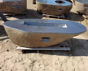 Modern Stone Outdoor <b>Fire</b> <b>Pit</b> <b>Table</b> with Bioethanol Fuel and <b>Fire</b> Glass for Eco-Friendly Patio Heating - Product Image 4