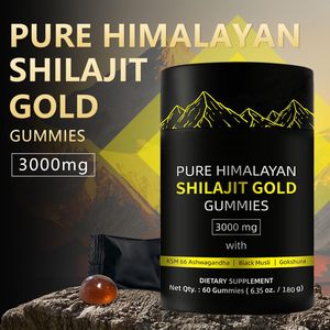 Gomitas de Shilajit del Himalaya Premium OEM, Ricas en Ácido Fúlvico, Gomitas de Shilajit de Marca Privada para Energía y Bienestar - Product Image 2
