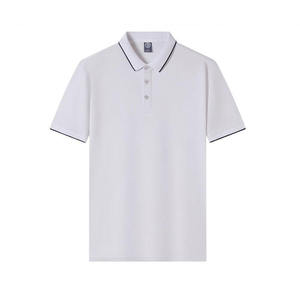 Polos à manches courtes pour hommes de haute qualité 200 g/m², polos de golf personnalisés avec logo brodé pour hommes - Product Image 4
