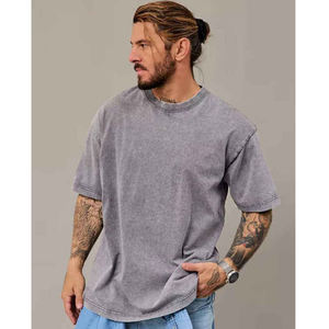 Camisetas Personalizadas con Logotipo, 230g, 100% Algodón, Camisetas Transpirables de Verano para Hombre, Camisetas Lisas con Cuello Redondo y Manga Corta - Product Image 5