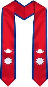 Estola de satén para graduación - Bufanda de graduación de 72 pulgadas con diseño de bandera nacional, tipo de tela: satén - Product Image 6
