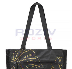Sac fourre-tout en coton 100% uni de haute qualité, imprimé avec un logo personnalisé par sublimation, réutilisable pour les courses, avec poignée en corde, utilisable en toutes saisons - Product Image 2