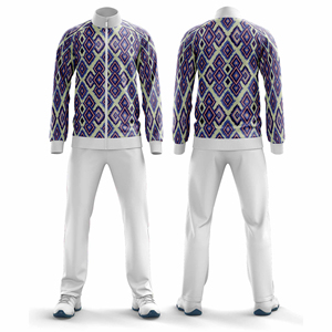 Custom Athletic Polyester Tracksuit With Logo Printing Lightweight Sports Jacket And Pants Set Professional Training Wear - Product Image 4