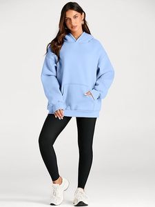 Sudadera con Capucha Extra Grande Personalizada para Mujer, Hombros Caídos, Color Sólido, Felpa de Algodón, Fabricante de Sudaderas - Product Image 5
