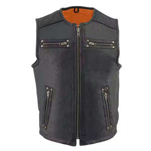 Professional Racing Jersey Leather Motorcycle Vest Men Windproof Plus Size Riding Safety Vest Waterproof Breathable Custom Logo - Product Image 6