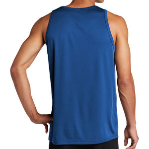 Custom Made Men's Plus Size Tank Tops Latest Style Sleeveless Breathable Solid Color Cotton Spandex Knitted Quick Dry - Product Image 4