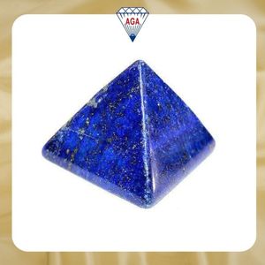 Pyramide en pierre de lapis-lazuli naturel pour la méditation, la décoration spirituelle, les cadeaux d'astrologie – Fournisseur en gros de pierres précieuses en vrac - Product Image 2