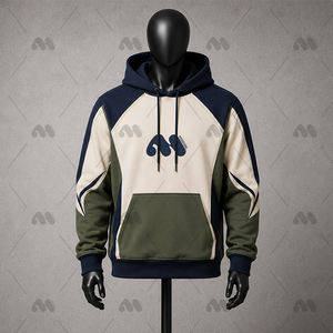 เสื้อฮู้ดดี้แบบสั่งทำพิเศษ ผ้าฝ้ายผสมพรีเมียม ผ้าฟลีซ OEM เสื้อฮู้ดดี้ลำลอง สตรีทแวร์ ผู้ผลิตเสื้อฮู้ดดี้สำหรับทุกเพศ - Product Image 1