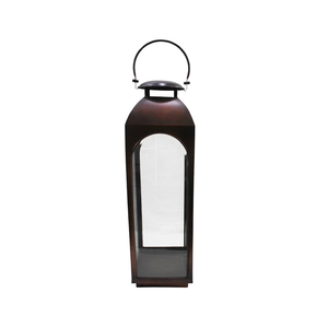 Lámpara de Metal Decorativa para Exteriores con Acabado Bronce, Estilo Moderno, Portavelas, Hecha a Mano y Personalizada, Superventas - Product Image 4