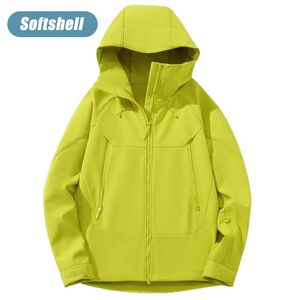 Chaqueta Softshell Impermeable con Capucha, Unisex, para Uso Casual al Aire Libre, con Logotipo Personalizado OEM, Precio al por Mayor - Product Image 3