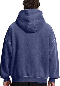 Outdoor Quick Dry Custom Blank Solid Color Men's Clothing <b>Zip</b> Up Pullover Hoodie Sun Fade Acid Washed Vintage Winter Thick Hoody - Product Image 4