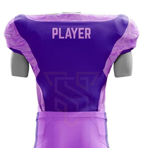 Conjuntos de Ropa Deportiva de Fútbol Americano Unisex de Poliéster de Alta Calidad, Camisetas XL Lisas Estampadas con Números, Transpirables para Uso Deportivo - Product Image 3