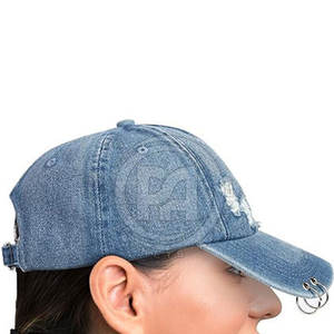 Casquettes en jean de haute qualité, marque privée, personnalisées, nouvelle collection, prix de gros, pour hommes et femmes - Product Image 6