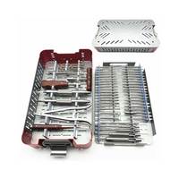 Ensemble d'instruments orthopédiques FIDA International 56 pièces en acier inoxydable, kit de tournevis manuel, extracteur de fixateur interne réutilisable 2L