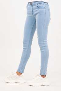 Nouveau pantalon décontracté pour femme, coupe ajustée, taille haute, jean classique bleu clair, élégant, intemporel, avec logo personnalisé - Product Image 6