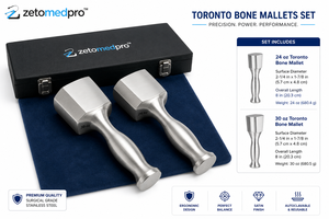 Maillet à os de Toronto 8 pouces (20,3 cm) Surface 5,7 cm x 4,8 cm 24 oz 30 oz Instrument chirurgical orthopédique Certifié CE Classe I Zetomed Pro - Product Image 3