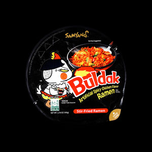 Bol de ramen Samyang Buldak, ramen au poulet épicé, nouilles coréennes épicées sautées - Product Image 6