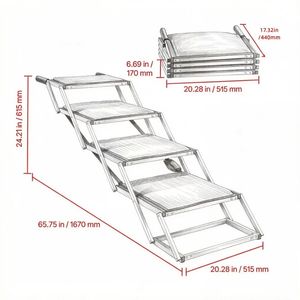 Scale per Animali Domestici Regolabili in Altezza per Uso Esterno - Product Image 3