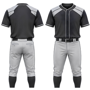 Camisetas de Béisbol Personalizadas al Por Mayor con Dos Botones, Transpirables, Tallas Grandes, Cuello Henley Sublimado, 100% Poliéster, Alta Calidad - Product Image 5
