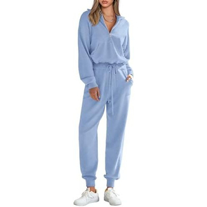 <b>Women's</b> 2 Piece White <b>Knitted</b> Eco-Friendly Pullover Hooded Sweatshirt <b>Jogger</b> Pants Winter Casual Outfit Breathable Regular Short - Product Image 6