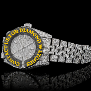 New Luxurious Round <b>Case</b> Classic Features Hip Hop Moissanite Diamond Man's Made Full Iced White Gold Wristwatch Stylish Jewelry - Product Image 5