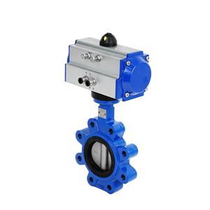 Automatic Butterfly Valve SG Iron Body Pneumatic Actuator Industrial Flow Controlautomatic butterfly valve SG iron butterfly val - Product Image 1