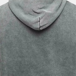 Sweat à capuche streetwear premium effet usé, tissu épais, intérieur doux, design urbain moderne, tenue confortable - Product Image 6