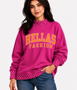 Suéter de Cuello Alto Ligero de Algodón para Mujer, Diseño Personalizado, Hombros Caídos, el Más Vendido, para Uso Diario en Invierno - Product Image 1