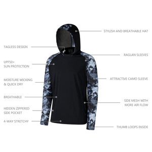 Sudaderas de Pesca Personalizadas al por Mayor, Ropa de Pesca de Nueva Llegada, Servicios OEM, Sudaderas de Pesca Más Vendidas - Product Image 6