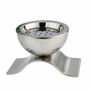 Premium Stainless Steel Bakhoor Burner Modern Abstract Metal Oud Incense Holder Luxury Arabic Mabkhara Luxury Home <b>Decor</b> - Product Image 1