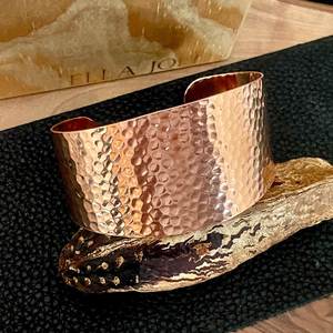 Pure <b>Copper</b> Cuff Bracelet Smooth Finish Comfortable Fit for Women's Everyday Use Wellness Inspired Jewelry Fashionable Classic - Product Image 6