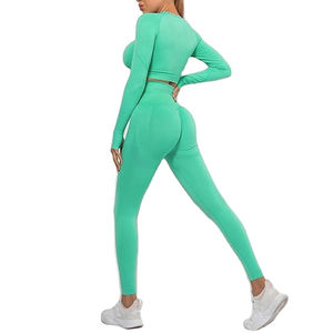 Leggings de yoga respirants en spandex/polyester pour femmes, pour la salle de sport et les entraînements de fitness - Design personnalisable AND1 - Product Image 5