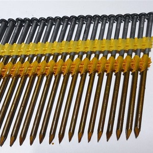 [YOU-ONE Systèmes de fixation] Clous Jumbo 21 degrés en bande plastique 3,4 à 4,6 mm 100 à 200 mm pour hangars à poteaux - Product Image 1