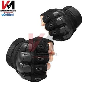 Guantes de paintball duraderos con acolchado resistente a los golpes, correa de muñeca ajustable, guantes tácticos de dedo completo para exteriores - Product Image 5