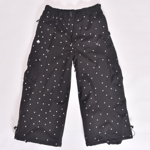 2025 <b>Top</b>-Selling All-Over <b>Reflective</b> Star Print Snow Pants Waterproof Windproof with Warm Fleece Lining and Cargo Style - Product Image 1