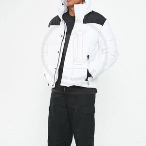 <b>Men</b> <b>Winter</b> Puffer Jacket Cold Weather <b>Coat</b> Casual Fashion Durable Comfort Front Logo - Product Image 3