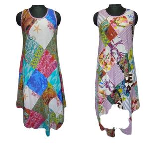 ชุดเดรสผ้าฝ้ายธรรมชาติ SK NOOR and SONS สำหรับผู้หญิง ดีไซน์สวยงาม หลายสี เป็นมิตรกับสิ่งแวดล้อม - Product Image 1